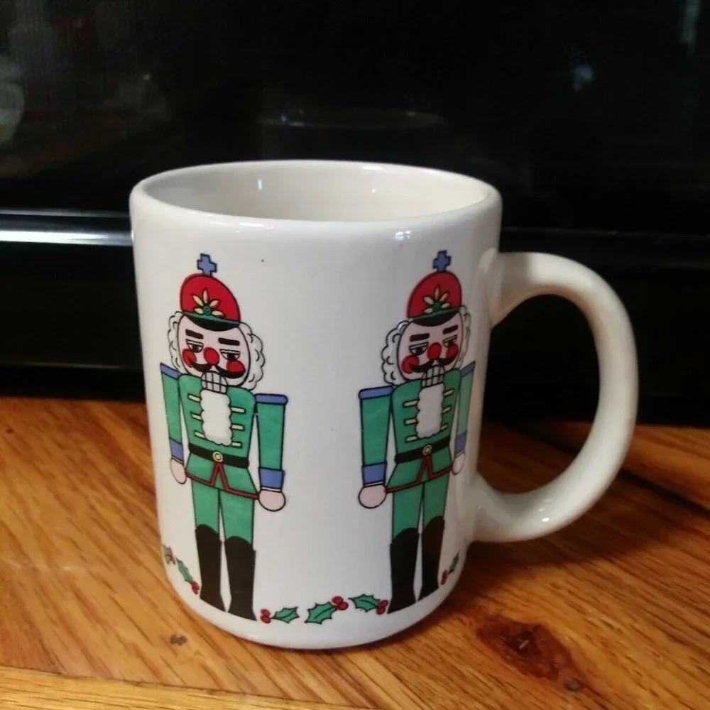 Vintage Nutcracker Collectible Mug thick pretty
